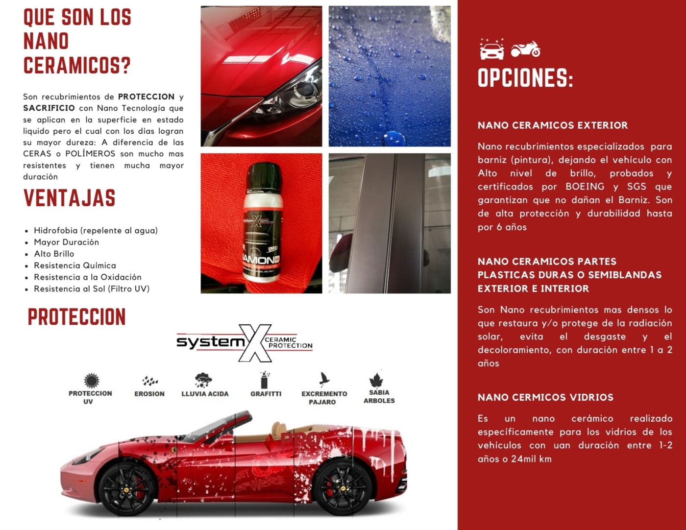 nano ceramicos lavado de carros